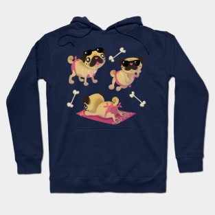 Beach Pugs Hoodie